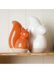 Country Living Orange Ceramic Squirrel Ornament - Image 5 of 5