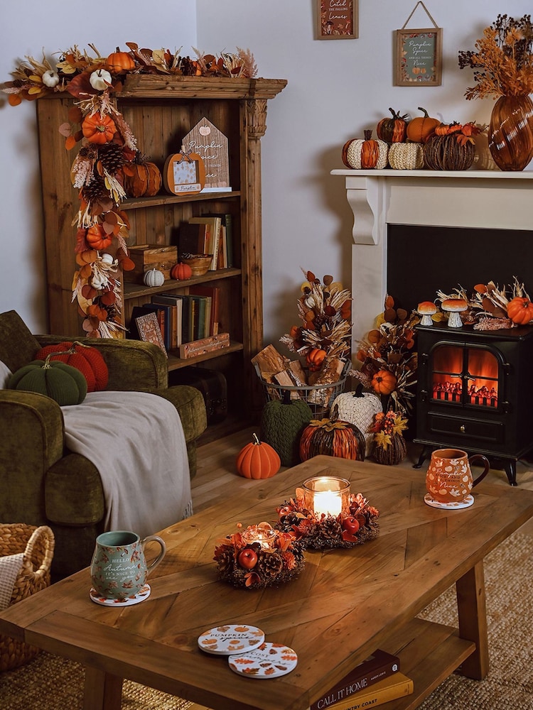 Country Living Orange Autumn Spray - Image 2 of 2 Country Living Orange Autumn Spray - Image 2 of 2