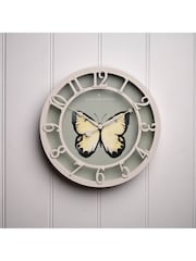 Country Living Green Butterfly Outdoor Clock - Image 1 of 3