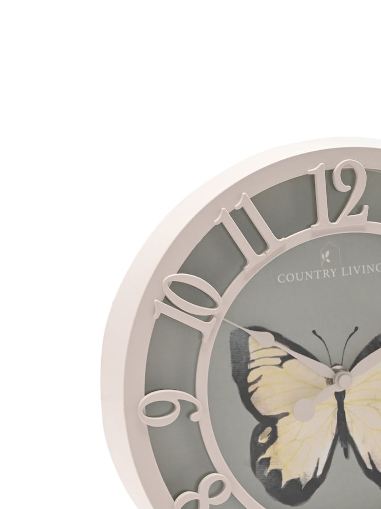 Country Living Green Butterfly Outdoor Clock - Image 3 of 3 Country Living Green Butterfly Outdoor Clock - Image 3 of 3