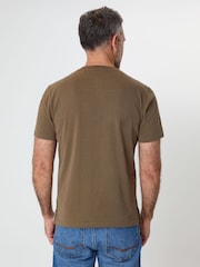 Saltwell Green Peached Cotton Graphic Print T-Shirt - Image 2 of 4