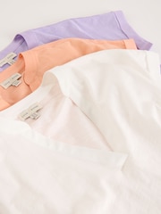 Love & Roses Multi X3 Notch Neck Jersey T-Shirts Multipack - Image 8 of 8