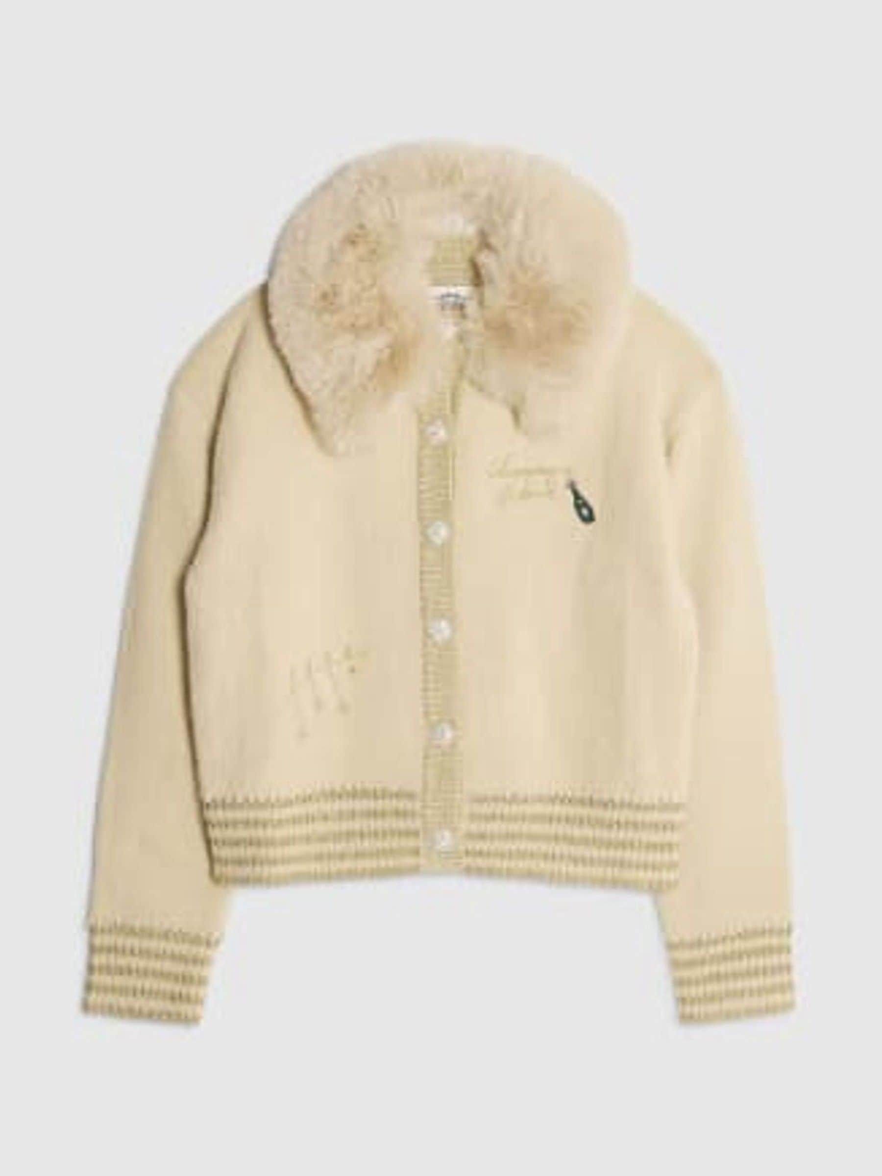 Buy River Island Cream Nephthys Collab Champagne Faux Fur Collar