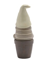 Country Living Grey Gonk On a Slogan Flower Pot Love - Image 4 of 4