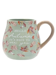 Country Living Green Hello Autumn Mug - Image 2 of 3
