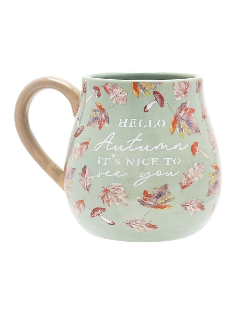 Country Living Green Hello Autumn Mug - Image 3 of 3