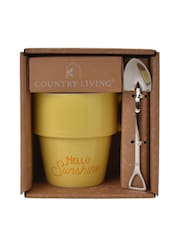 Country Living Yellow Hello Sunshine Gardeners Mug - Image 2 of 3