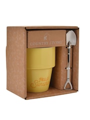 Country Living Yellow Hello Sunshine Gardeners Mug - Image 3 of 3