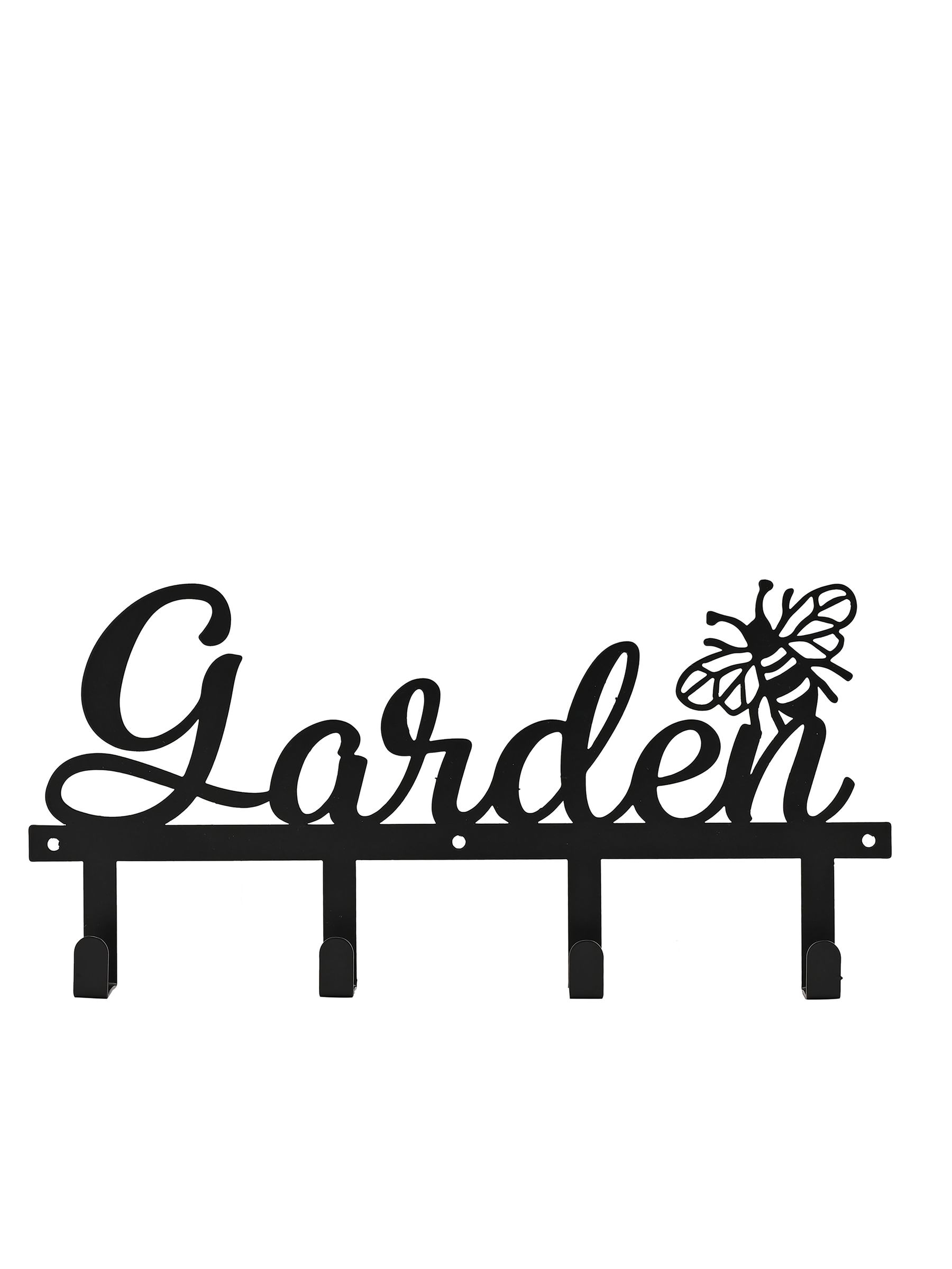 Country Living Metal Garden Plaque with Hooks - Image 4