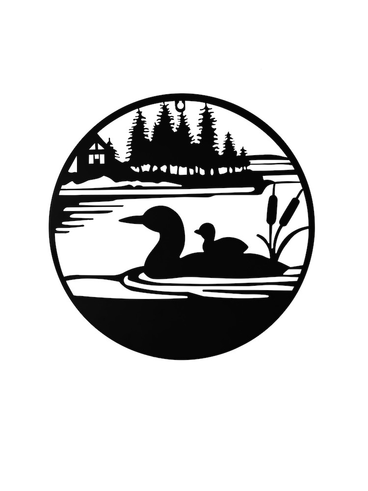 Country Living Black Metal Ducks Wall Art - Image 1 of 1 Country Living Black Metal Ducks Wall Art - Image 1 of 1