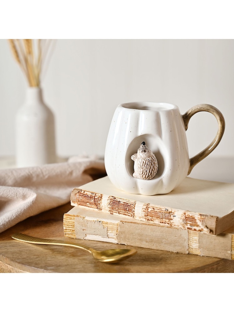 Country Living White Hedgehog Mug - Image 1 of 5