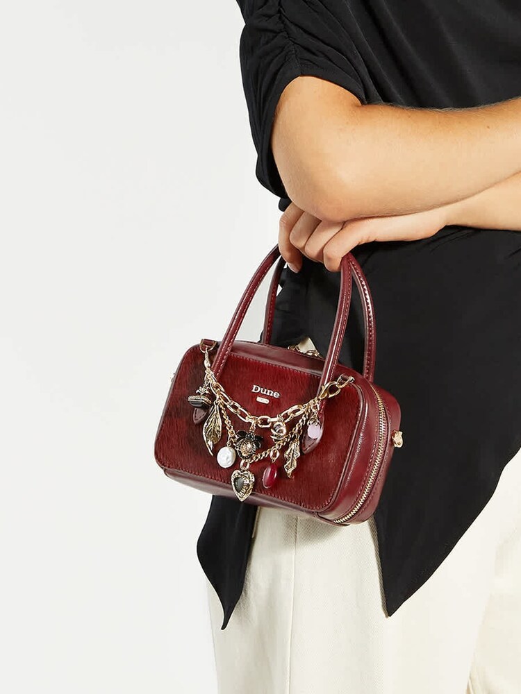 Dune London Red Song Micro Bag - Image 5 of 5 Dune London Red Song Micro Bag - Image 5 of 5