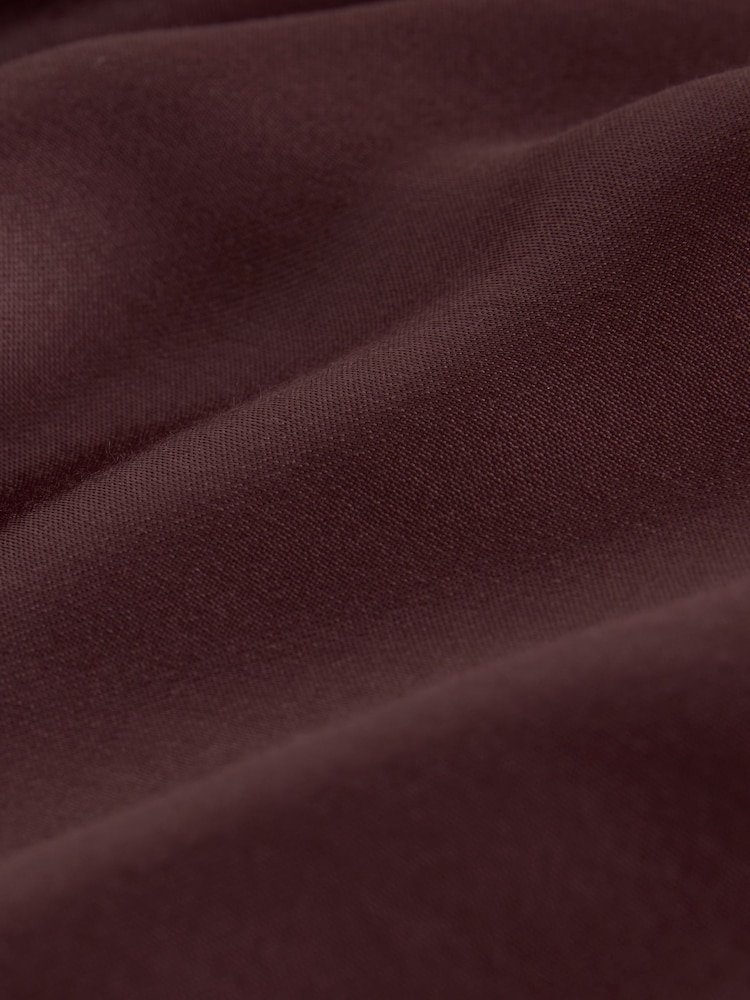 Chocolate Brown Satin Cuffed Balloon Trousers - Image 3 of 3