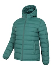 Vert - Mountain Warehouse Seasons II Water Resistant Padded Jacket - Image 8 de 9