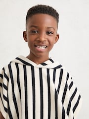 رداء كاب منشفة بهودي بتصميم مخطّط Dune من Reiss - صورة 3 من 4