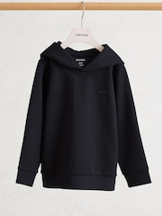Reiss Navy Mantel Hoodie - Image 2 of 3