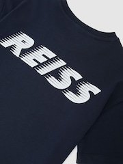 Reiss Navy Ross T-Shirt - Image 4 of 4