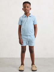 Reiss Soft Blue Jackson Polo Shirt - Image 2 of 5