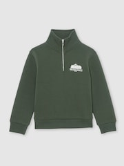 Reiss Ruscus Nature Reserve Half-Zip Sweatshirt Cotton-Blend - صورة 1 من 4