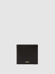 Reiss Dark Brown Henry Micro-Grain Leather Bag - Image 1 of 3