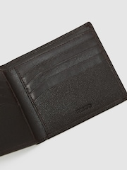 Reiss Dark Brown Henry Micro-Grain Leather Bag - Image 2 of 3