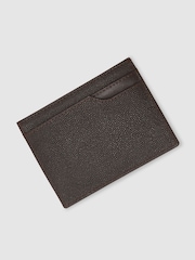 Reiss Dark Brown Hugo Micro-Grain Leather Bag - Image 2 of 3