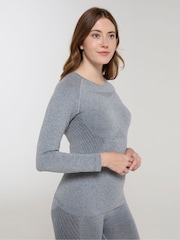 Mountain Warehouse Grey Off Piste II Thermal Top - Image 2 of 4