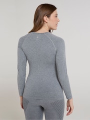 Mountain Warehouse Grey Off Piste II Thermal Top - Image 4 of 4