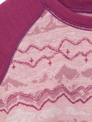 Mountain Warehouse Pink Jacquard  Merino Base Layer Set - Image 9 of 10