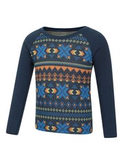 Mountain Warehouse Blue Jacquard  Merino Base Layer Set - Image 4 of 10