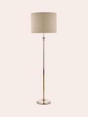 Laura Ashley Brushed Nickel Highgrove Floor Lamp - Image 3 of 5