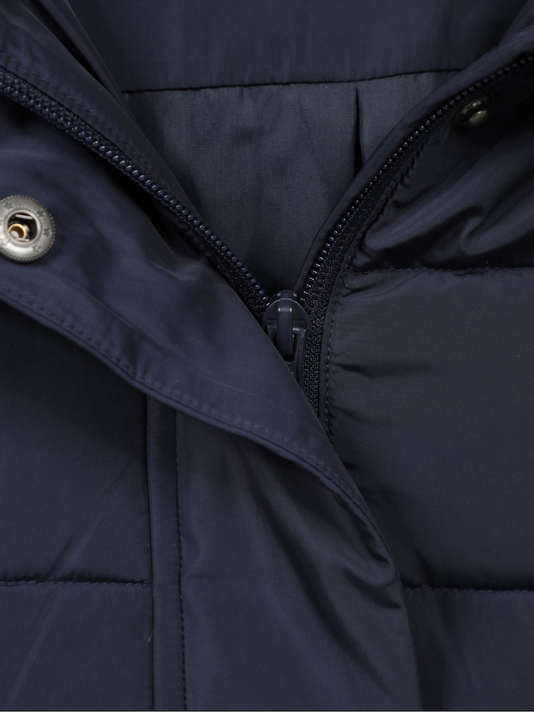 Mountain Warehouse Blue Comfort  Padded Jacket with Fur Hood - Image 6 of 6 Mountain Warehouse Blue Comfort  Padded Jacket with Fur Hood - Image 6 of 6