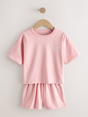 Çəhrayı - Qısa Pijama 3 Paket (3-16il) - 13şəkildən 10 şəkil