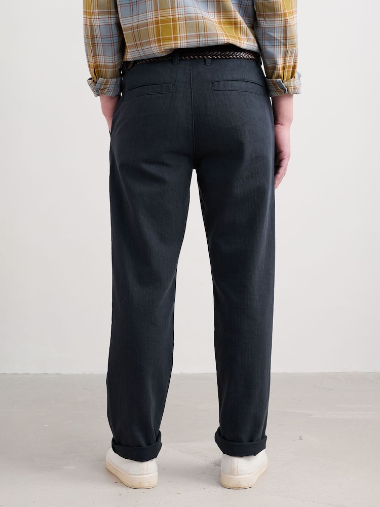 Seasalt Cornwall Blue Helmsman Long Trousers - Image 2 of 5