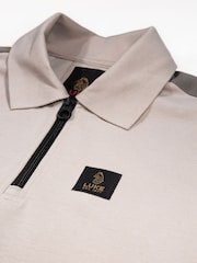 Luke 1977 Caltech 1000 Zip Neck Polo Shirt - Image 7 of 7