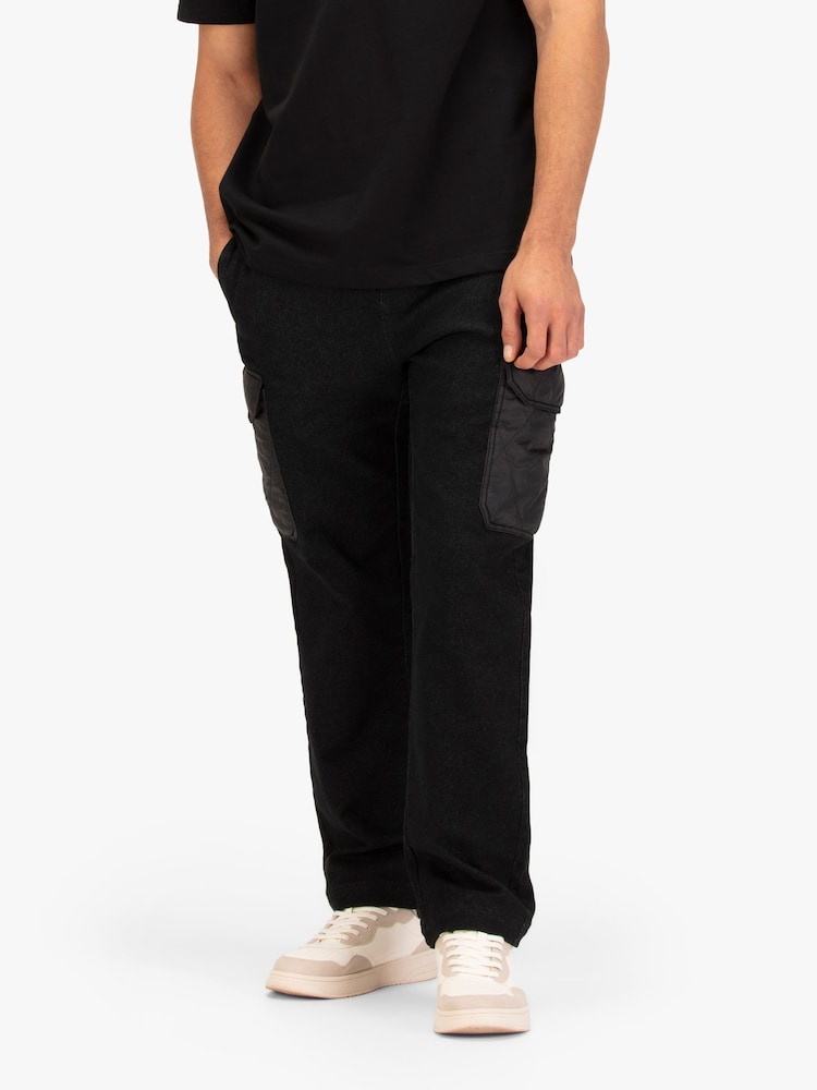 Luke 1977 Continental Black Joggers - Image 1 of 7 Luke 1977 Continental Black Joggers - Image 1 of 7