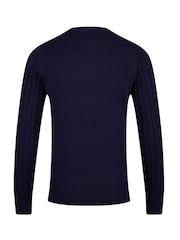 Luke 1977 Mitcham Cable Knitted Jumper - Image 5 of 6