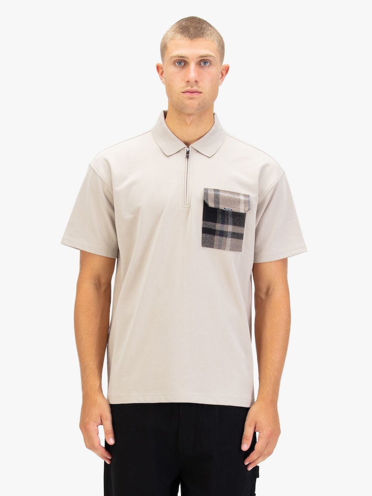 Luke 1977 Magna Cream Polo Shirt - Image 1 of 6 Luke 1977 Magna Cream Polo Shirt - Image 1 of 6
