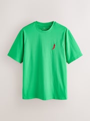 طبعة فاكهة أخضر/وردي - حزمة من 2 طقم بيجاما جيرسي بأكمام قصيرة بطبعة جرافيك - صورة 4 من 16