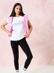 FatFace Ivy White Pulse Graphic T Shirt - Image 3 of 5