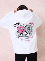 FatFace Pulse Graphic Overhead Hoodie - Imaginea 3 din 6