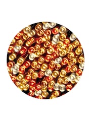Premier Decorations Ltd Amber Orange 550cm Lit Door Garland with 426 Cluster LEDs - Image 3 of 3