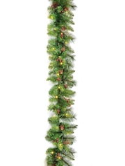 Premier Decorations Ltd 270cm Prelit Everyday Garland 50 LEDs - Image 1 of 2