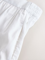 White Balloon Trousers with Linen - Image 8 of 8