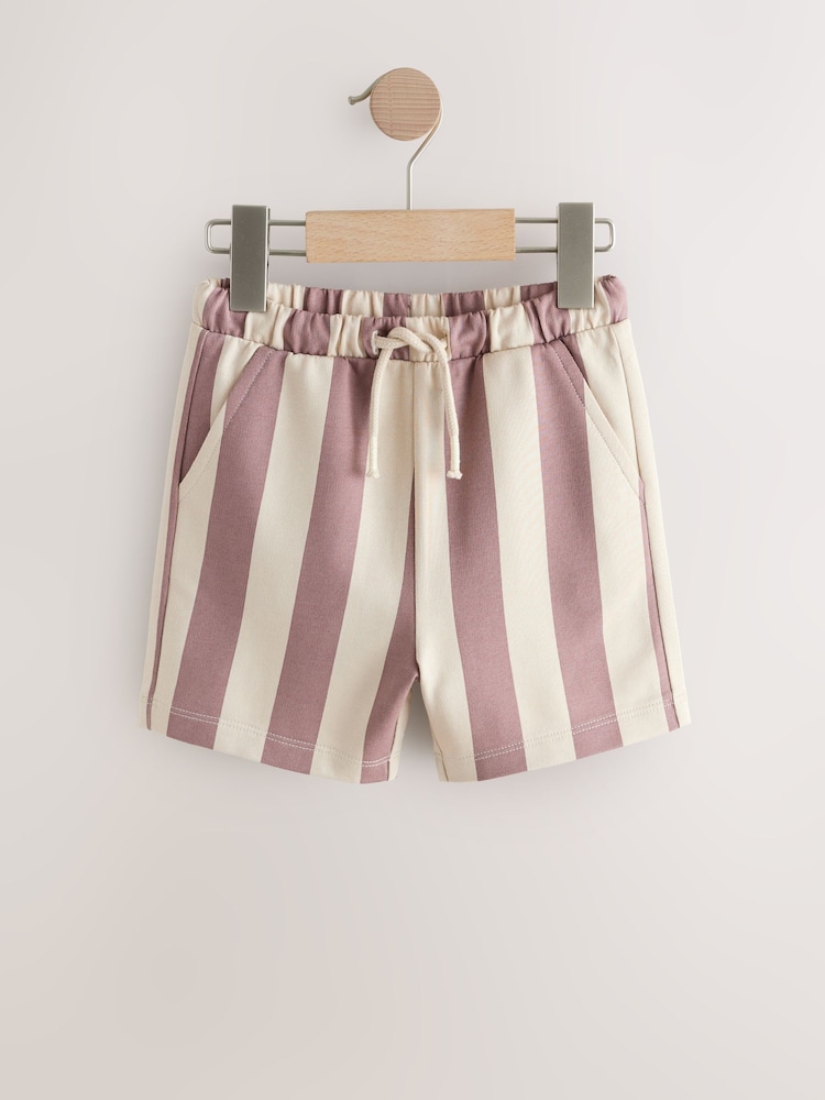 Charcoal Grey/Burgundy Stripe/Ecru - Zestaw 3 par szortów dżersejowych (3 mies. – 7 lat) - Obraz 2 z 7 Charcoal Grey/Burgundy Stripe/Ecru - Zestaw 3 par szortów dżersejowych (3 mies. – 7 lat) - Obraz 2 z 7