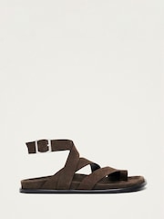 Alohas Brown Tide Leather Sandals - Image 1 of 6