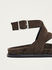 Alohas Brown Tide Leather Sandals - Image 5 of 6