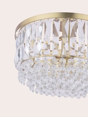 Laura Ashley Brass Rhosill Ceiling Light - Image 5 of 6