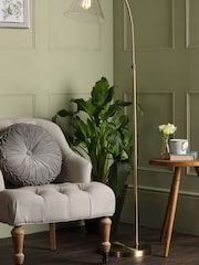 Laura Ashley Brass Isaac Floor Lamp - Image 1 of 3