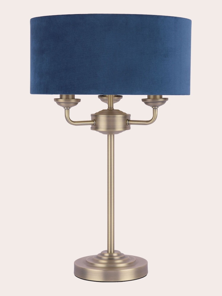 Laura Ashley Blue Sorrento Table Lamp - Image 6 of 6